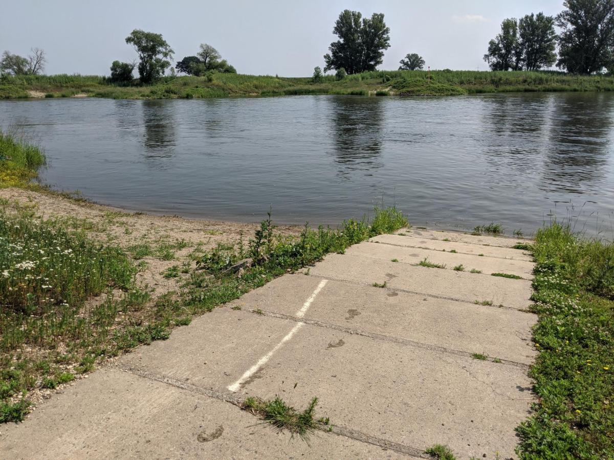An Den Elbwiesen Gz Fewo Elbeblick Nur Nichtraucher Dommitzsch Bagian luar foto